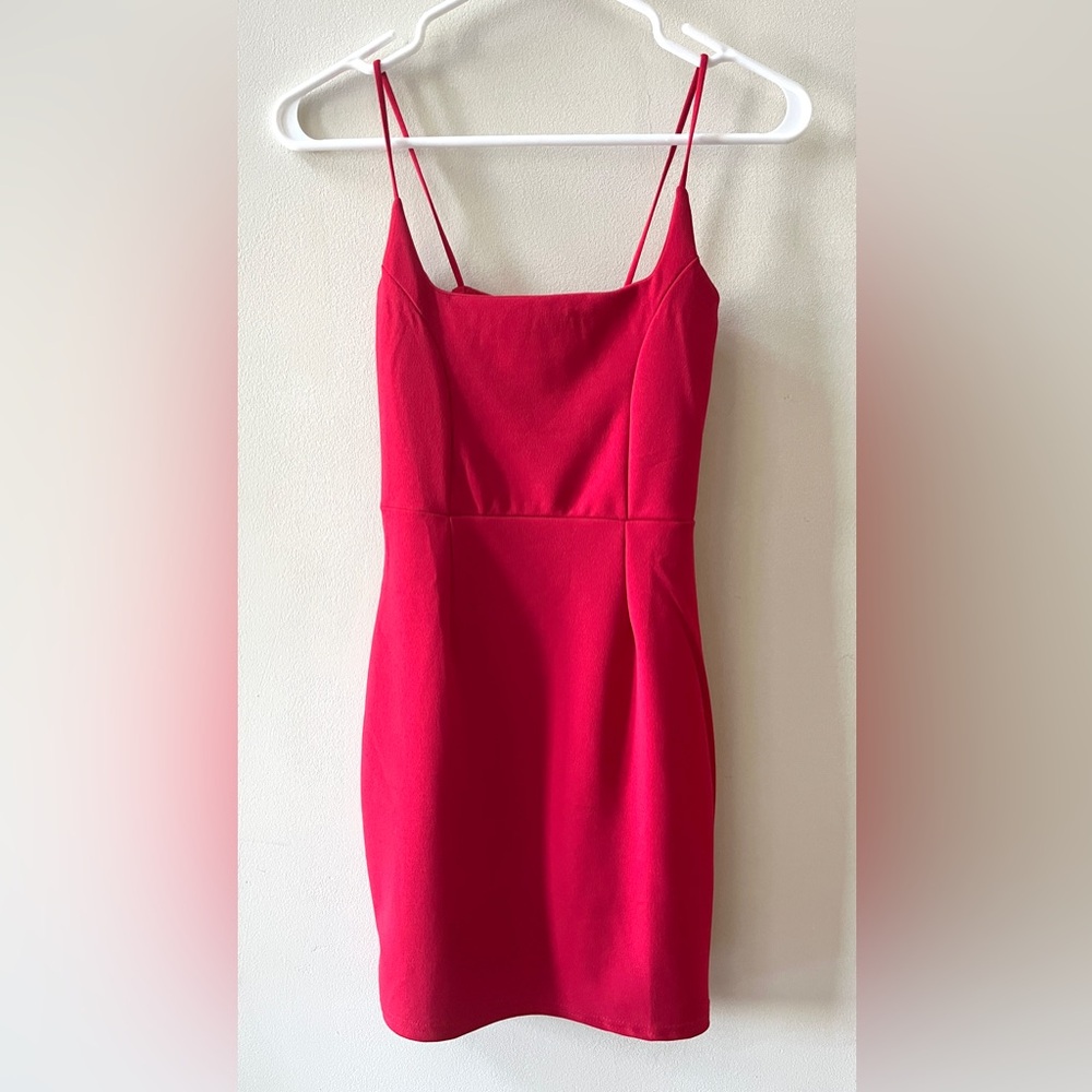 Nasty Gal Red Cocktail Mini Dress. Size 0